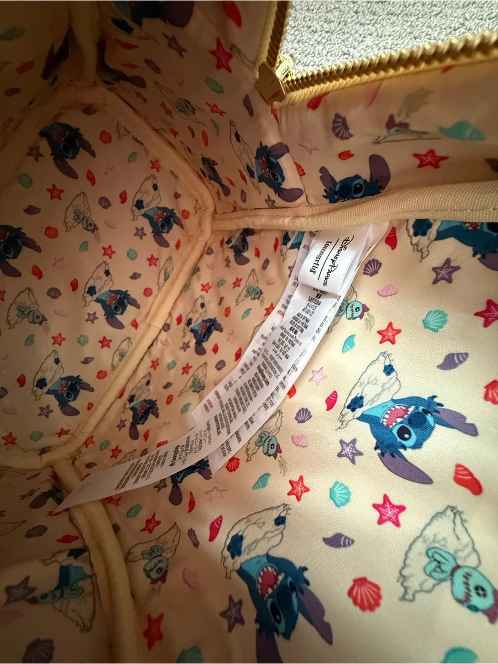 NWOT Disney Parks Loungefly Mini Backpack - Summer Stitch Beach